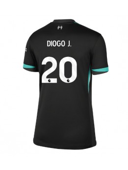 Billige Liverpool Diogo Jota #20 Bortedrakt Dame 2024-25 Kortermet